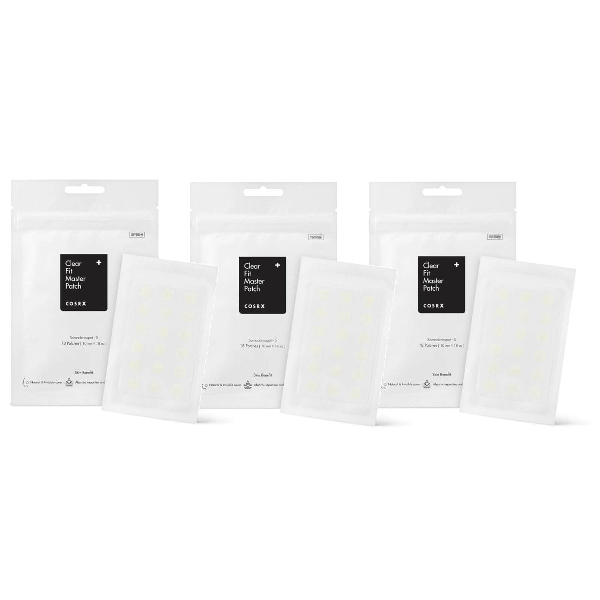 Clear Fit Master Patch Trio 54 Patches COSRX