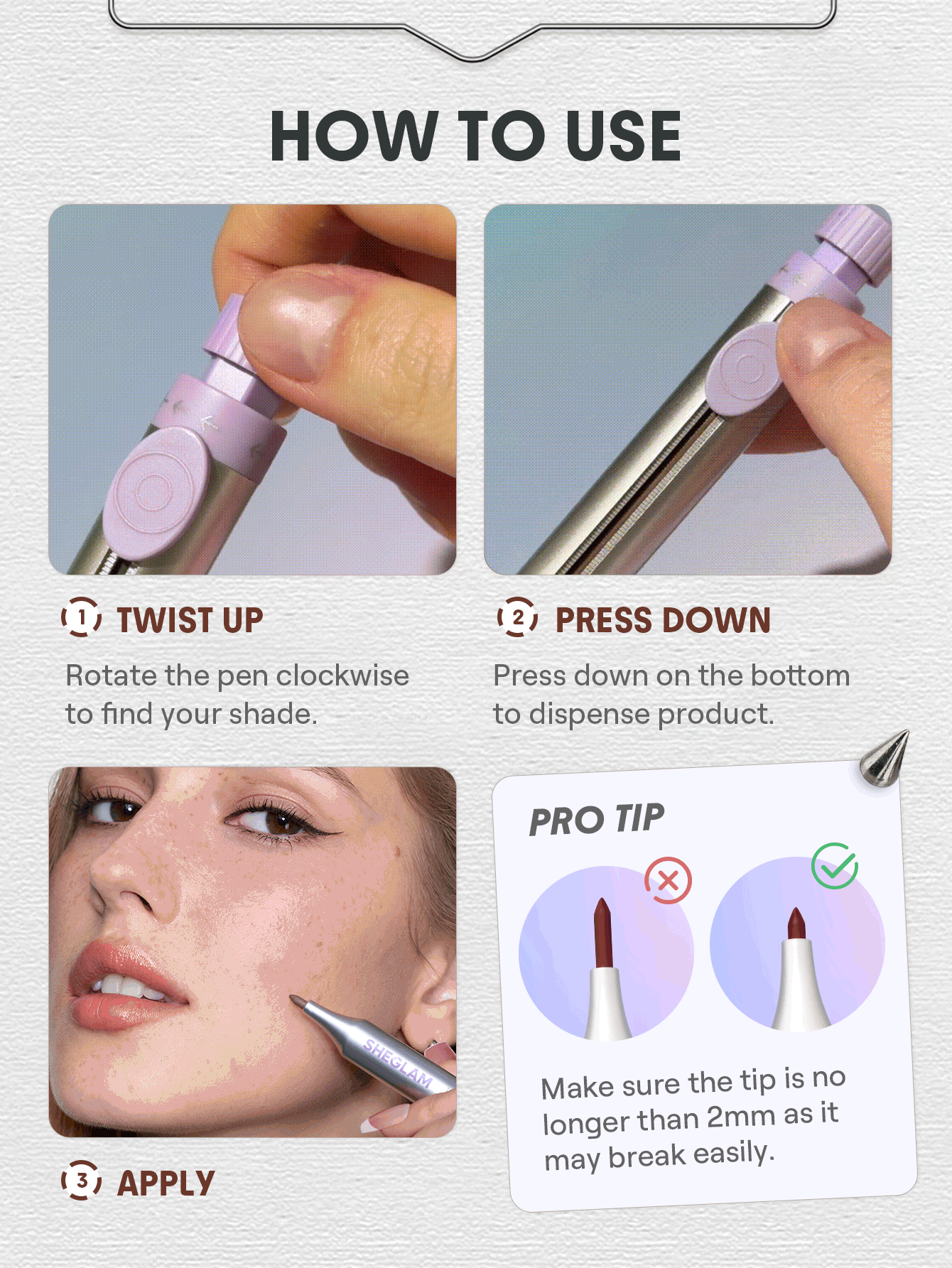 The Everywhere 4-In-1 Pen by Sheglam