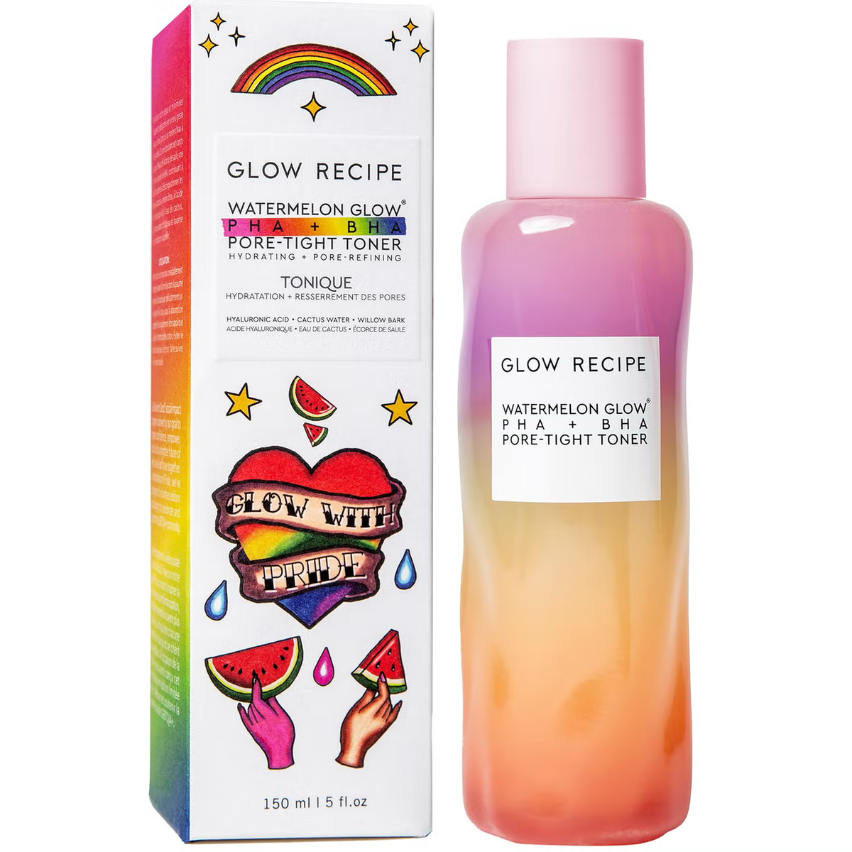 Glow Recipe Limited Edition Pride Watermelon Glow PHA + BHA Pore Tight Toner 150ml