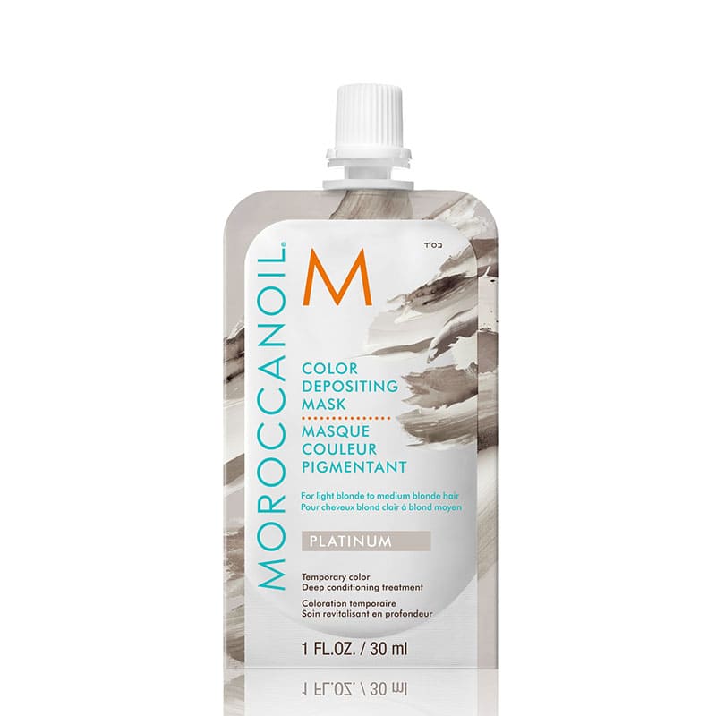 Platinum Colour Depositing Mask by Moroccanoil