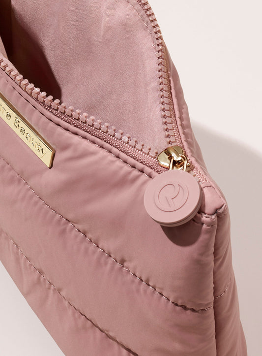 Puffy Makeup Bag Mauve by Rare Beauty