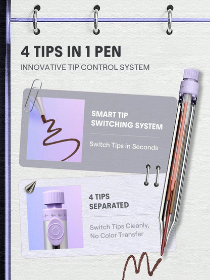 The Everywhere 4-In-1 Pen by Sheglam