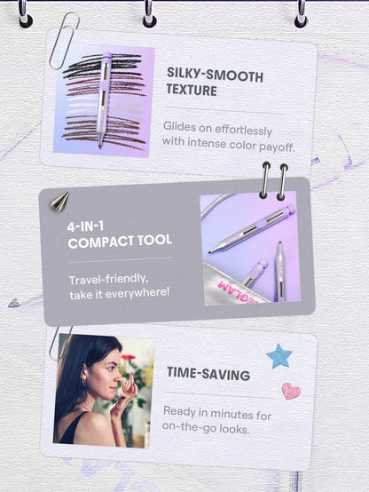 The Everywhere 4-In-1 Pen by Sheglam