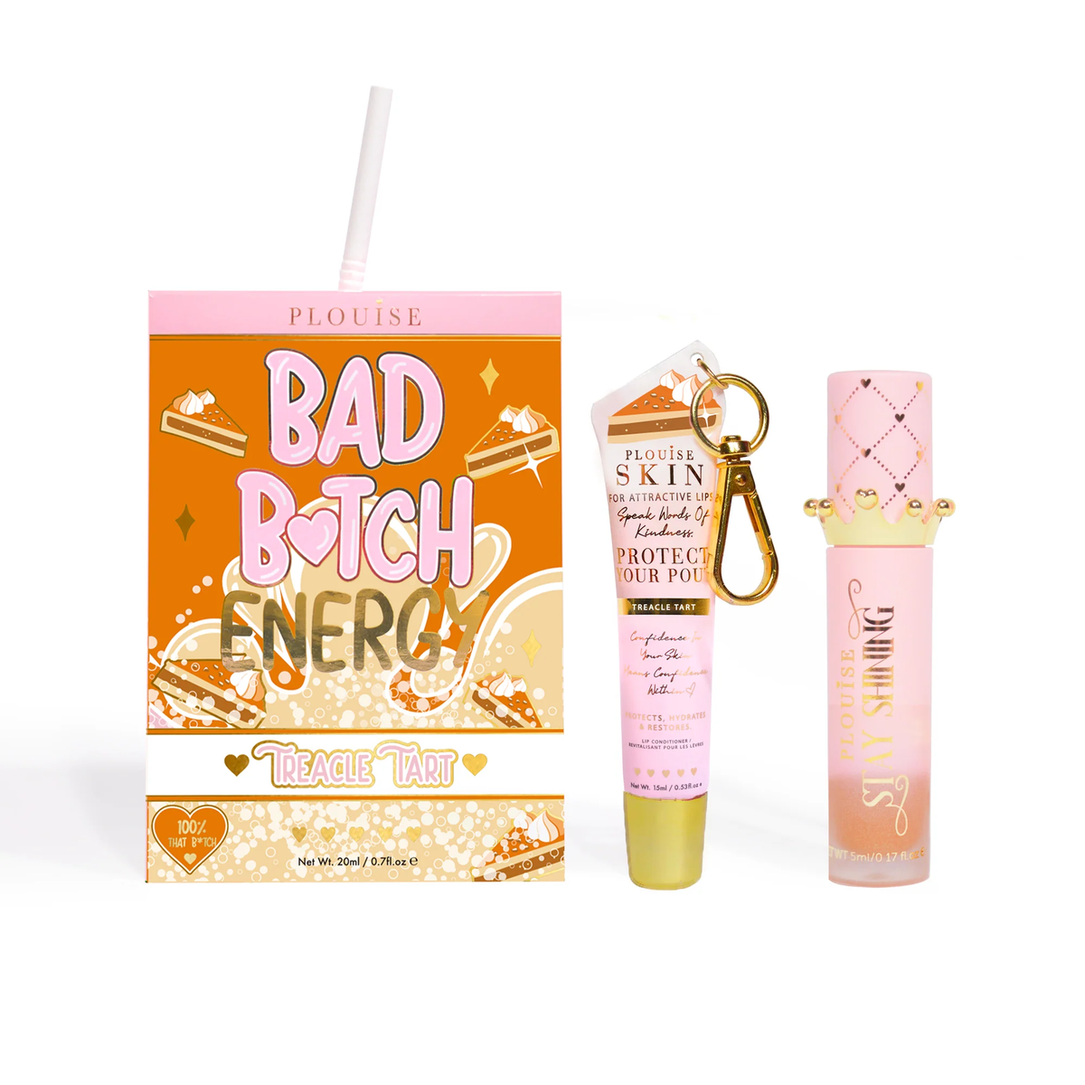 Bad Bitch Energy Lip Conditioner & Lip Oil Duo by P.Louise