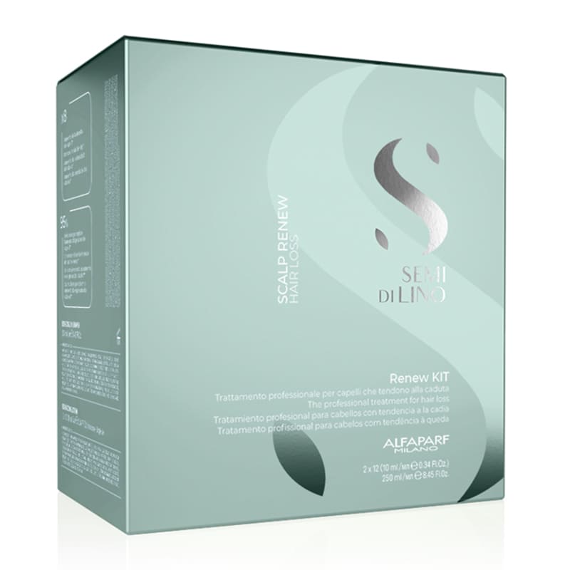 Scalp Renew Shampoo & X2 Treatment Hair Loss Kit by Alfaparf