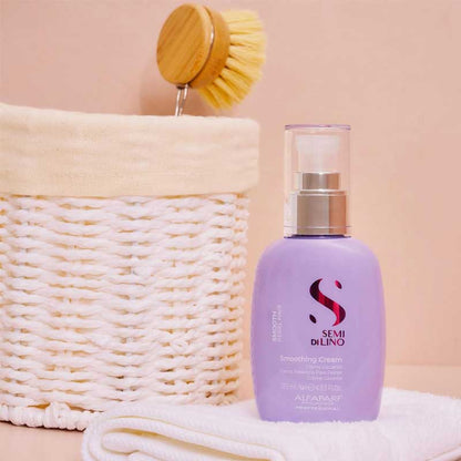 Semi Di Lino Smooth Smoothing Cream For Frizzy Hair by Alfaparf