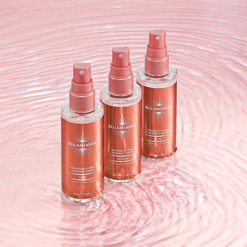Fragrance Free Tanning Water 130ml by Bellamianta