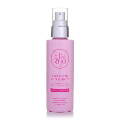 Face Filter Mist & Glow Tanning Mist by Ella & Jo
