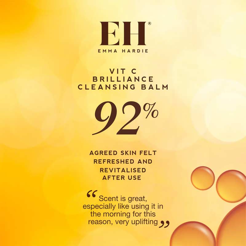 Vit C Brilliance Cleansing Balm with Dual Action Cleansing Cloth