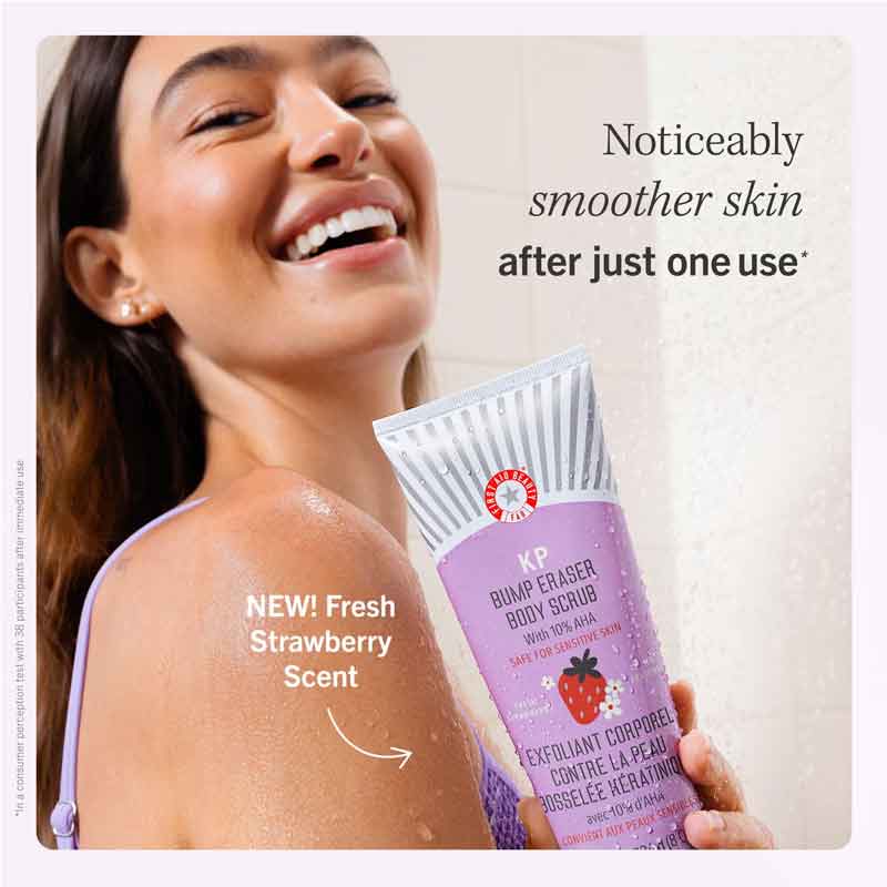 KP Bump Eraser Body Scrub Fresh Strawberry by First Aid Beauty