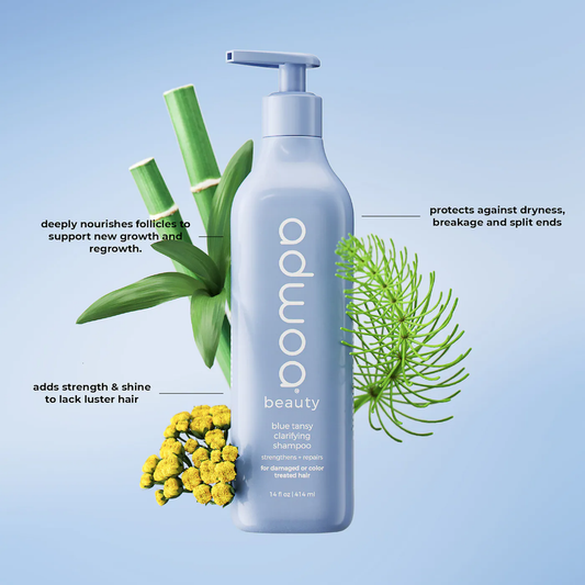 adwoa beauty Blue Tansy Clarifying Gel Shampoo - 14 oz / 414 ml