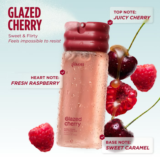 Gisou Honey Infused Hair & Body Mist 100ml - Glazed Cherry