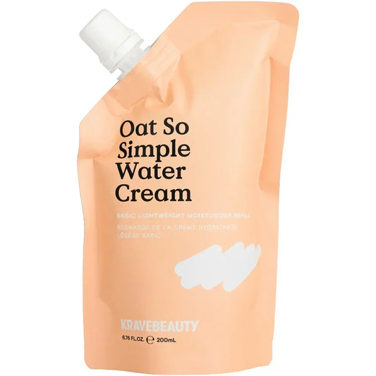 Krave Beauty Oat So Simple Water Cream Refill Pouch 200ml