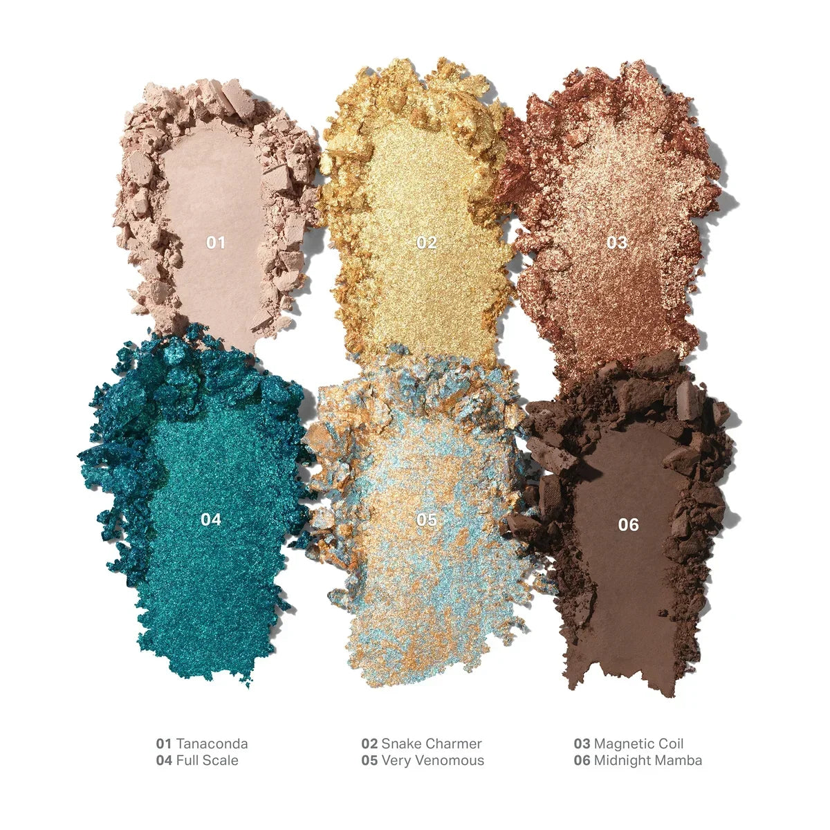 Python Code 6 Pan Eyeshadow Palette 7.5g by Morphe