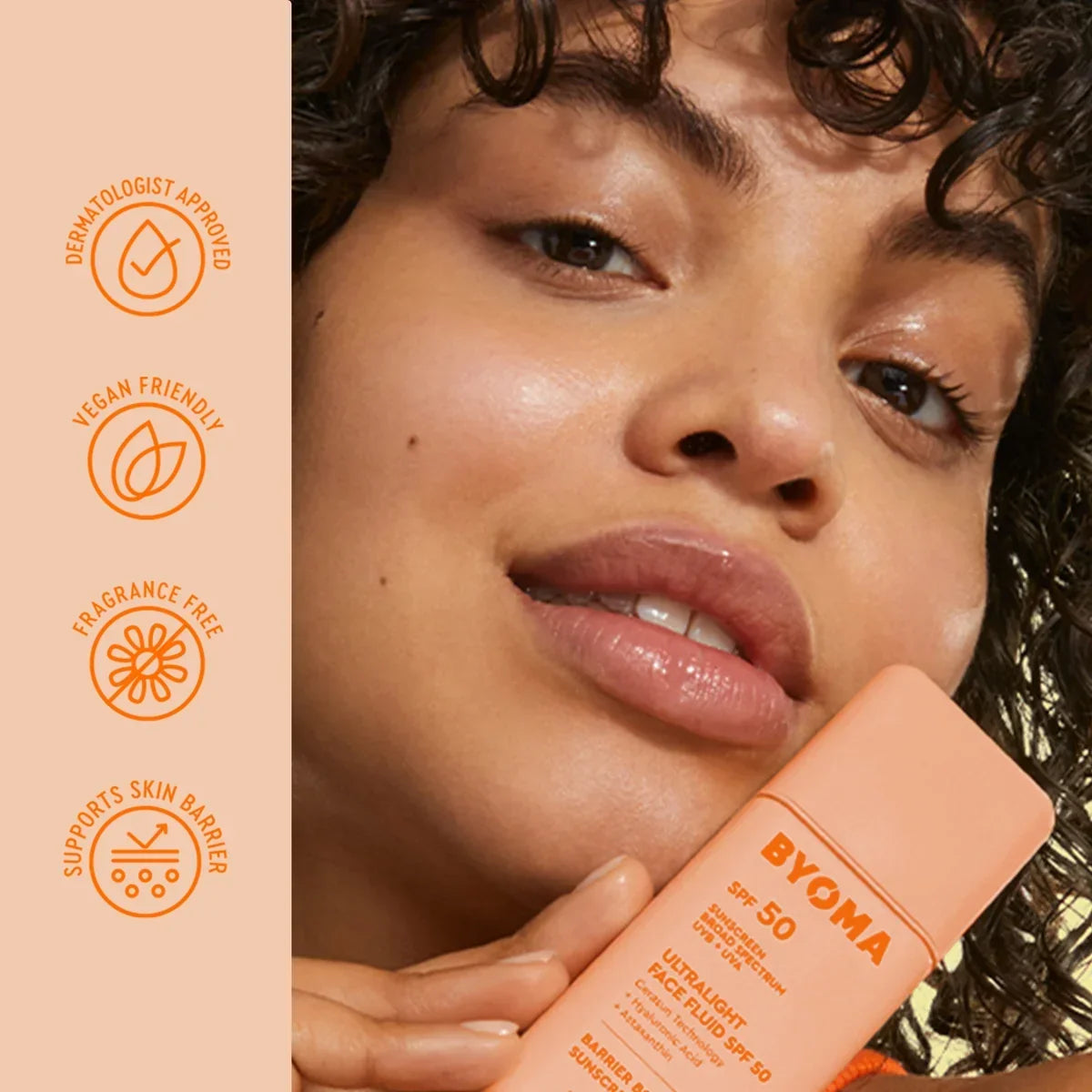 Ultralight Face Fluid SPF 50 50ml by BYOMA