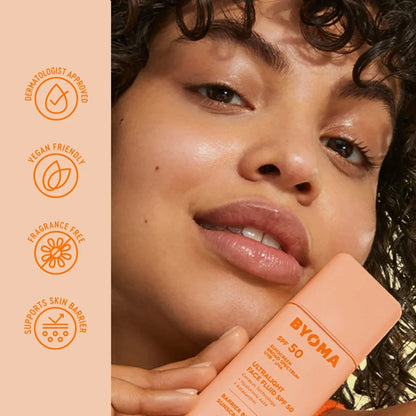 Ultralight Face Fluid SPF 50 50ml by BYOMA