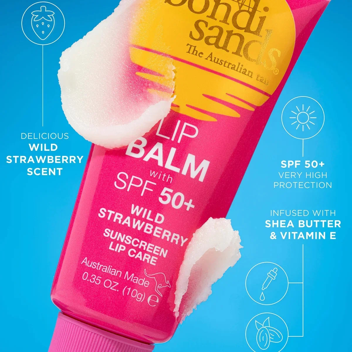 Strawberry Lip Balm SPF 50+ 10g