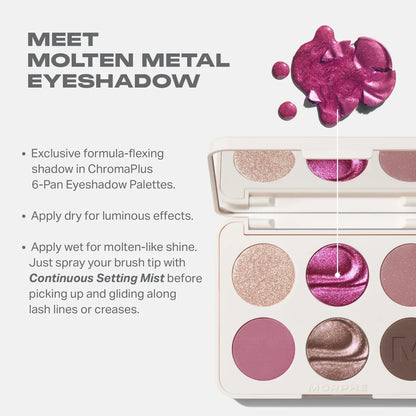 Python Code 6 Pan Eyeshadow Palette 7.5g by Morphe