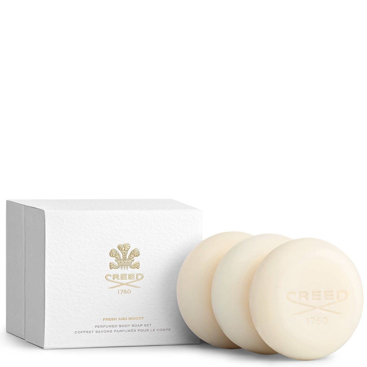 Creed Fresh & Woody Perfumed Soap Gift Set​
