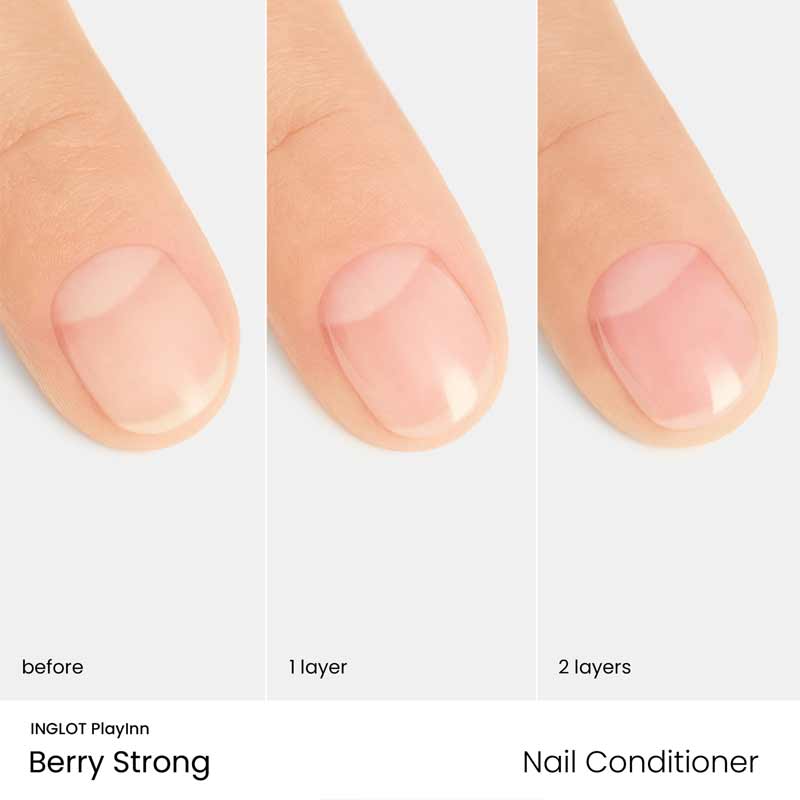 Playinn Berry Strong Nail Conditioner by Inglot