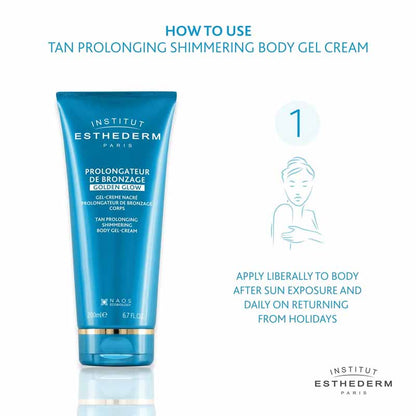 Tan Prolonging After Sun Shimmering Body Gel Cream by Institut Esthederm