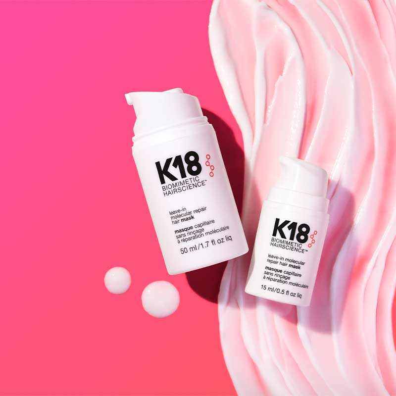 Leave-in Molecular Repair Hair Mask Travel Size by K18