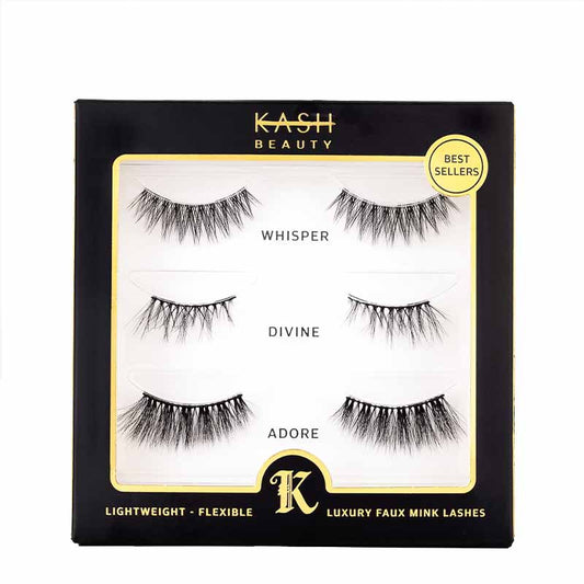 Eternal Treasure Trio Eyelashes by KASH Beauty