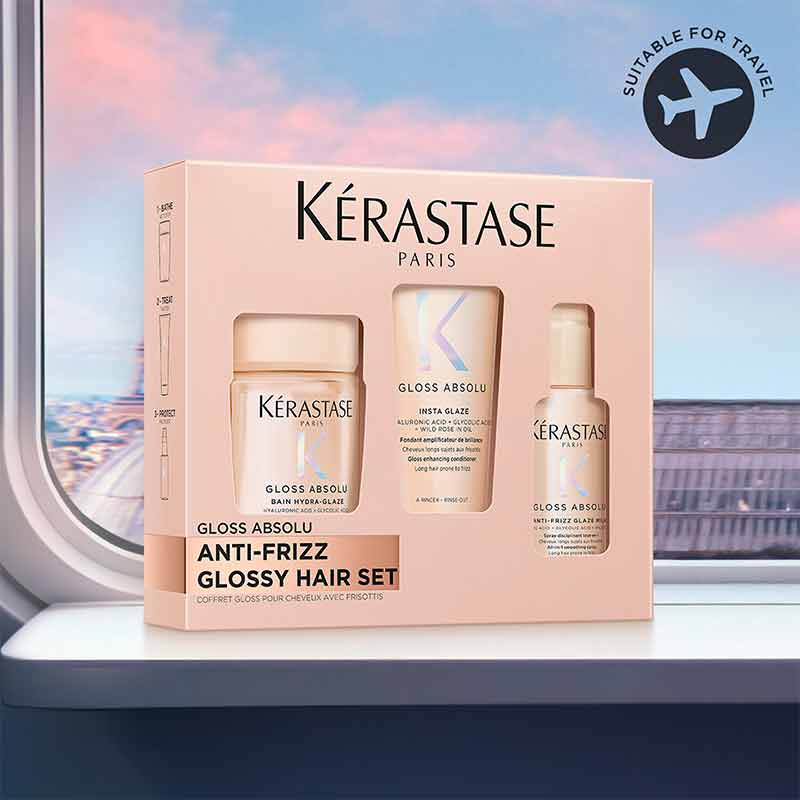 Gloss Absolu Anti-Frizz Glossy Hair Gift Set by Kérastase