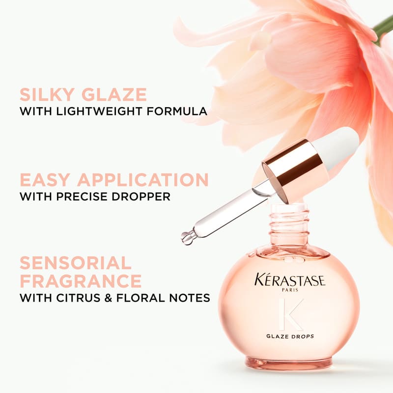 Gloss Absolu Glaze Drops Hair Oil For Long Frizzy Hair by Kérastase