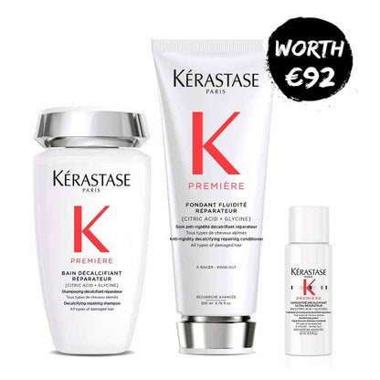 Première Decalcifying Repairing Shampoo, Conditioner + Pre-Shampoo Treatment 15ml by Kérastase