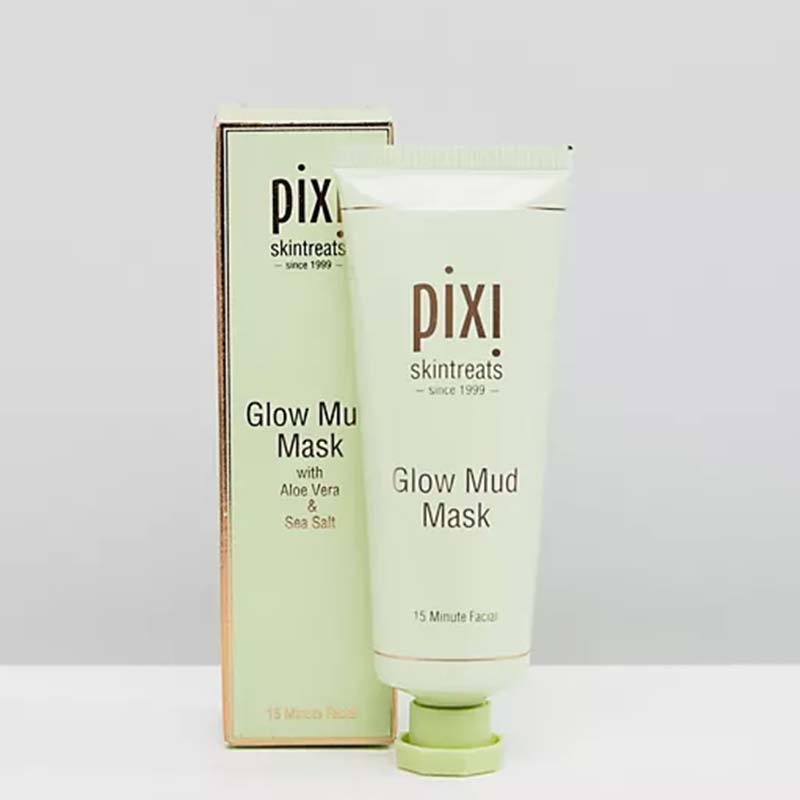 Deep-Pore Glow Mud Face Mask with 5% Glycolic Acid by Pixi