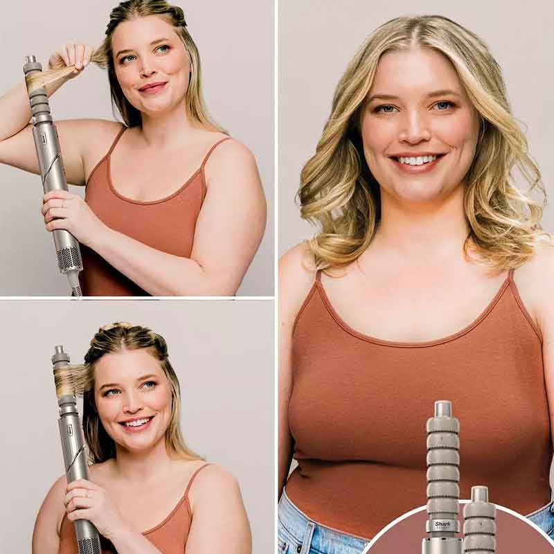 FlexStyle 4 In 1 Air Styler & Hair Dryer For Straight & Wavy Hair by Shark