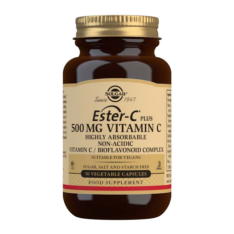 Ester-C Plus 500 mg Vitamin C Capsules by Solgar