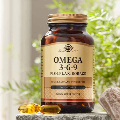 Omega 3-6-9 Fish Flax Borage 60 Softgels by Solgar