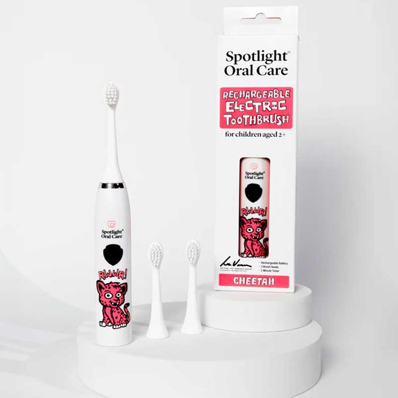 Cheetah Electric Toothbrush for Kids by Spotlight Oral Care