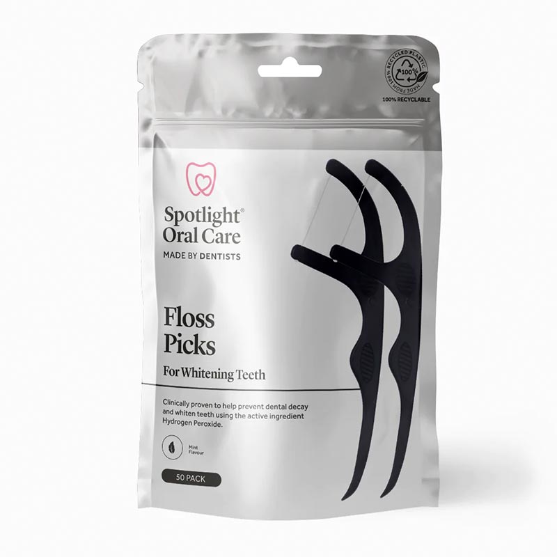 Floss Picks for Whitening Teeth by Spotlight Oral Care