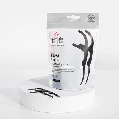 Floss Picks for Whitening Teeth by Spotlight Oral Care