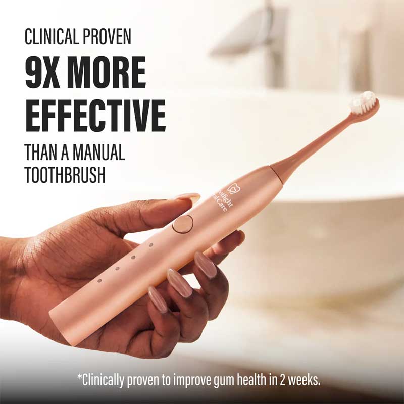 Rose Gold Sonic Toothbrush by Spotlight Oral Care