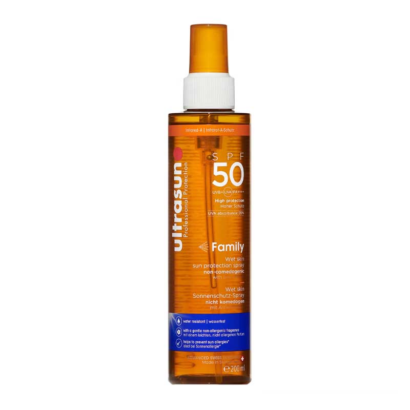 Family Wet Skin Spray SPF50 150ml by Ultrasun