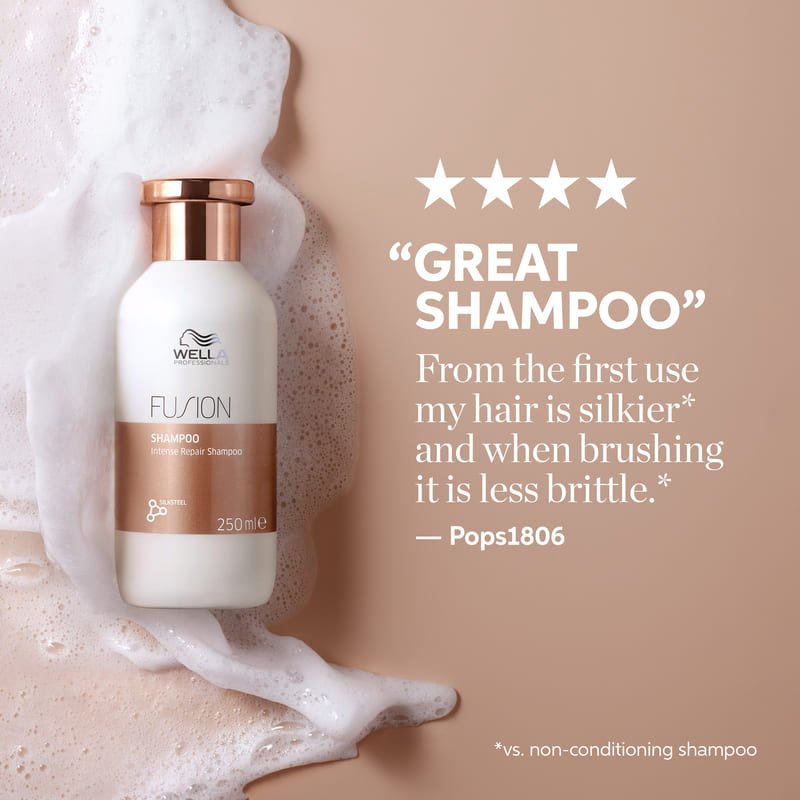 Fusion Intense Repair Shampoo For Damaged Hair by Wella Professionals
